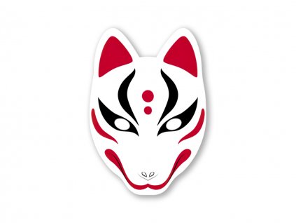 Samolepka Kitsune Mask