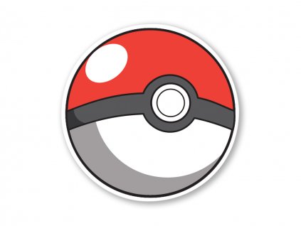 Samolepka Pokéball