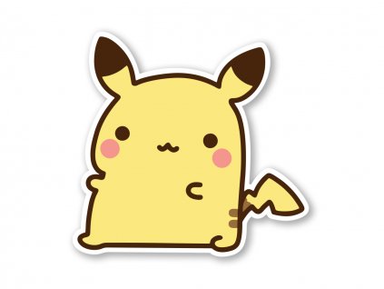 Samolepka Pusheen Pikachu