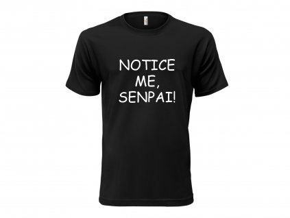 Tričko černá SENPAI CLASSIC MOCK UP