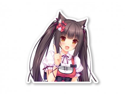23730 samolepka neko chocola