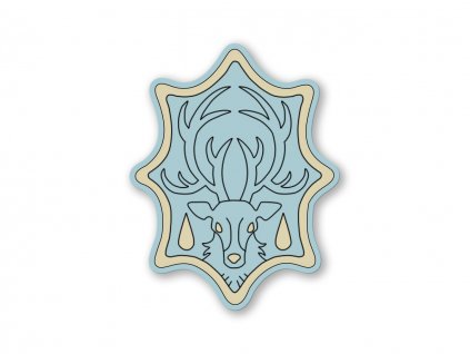24906 samolepka aqua deer