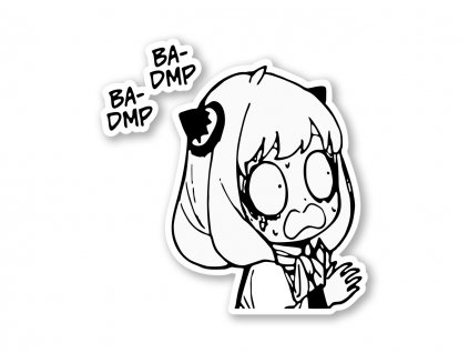 25332 samolepka scared anya