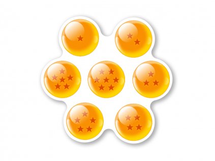 Samolepka Dragon Balls