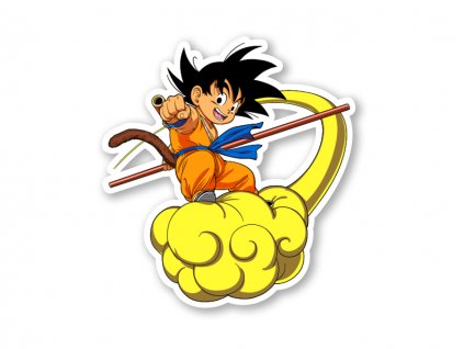 25716 samolepka present goku