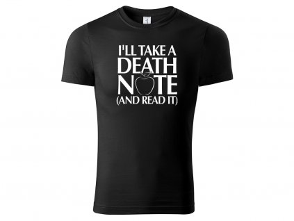 Tričko I'll Take a Death Note černé