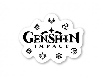 Samolepka Genshin Impact