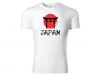 Tričko Japan bílé