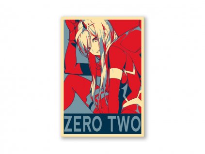 Samolepka Zero Two Vintage