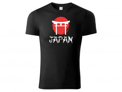 Tričko Japan černé