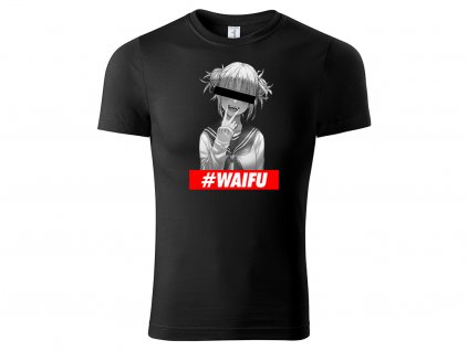 Tričko #Waifu černé