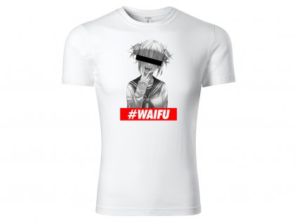 Tričko #Waifu bílé