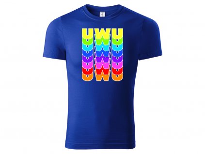 Tričko UwU Style modré