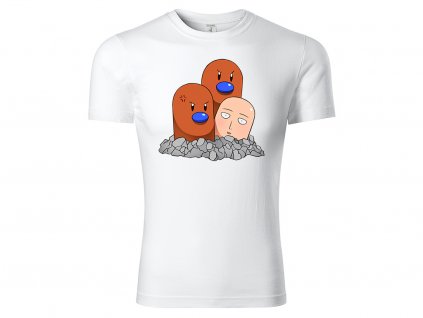 Tričko Dugtrio Saitama bílé