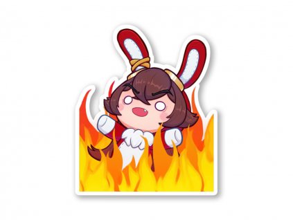 31440 samolepka bunny pyro