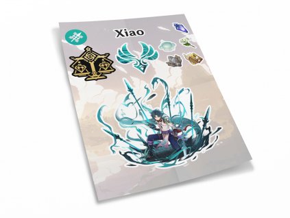 32280 sada 10 samolepek xiao