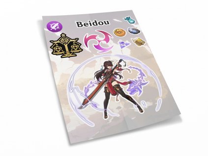 32283 sada 10 samolepek beidou