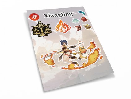 32289 sada 10 samolepek xiangling
