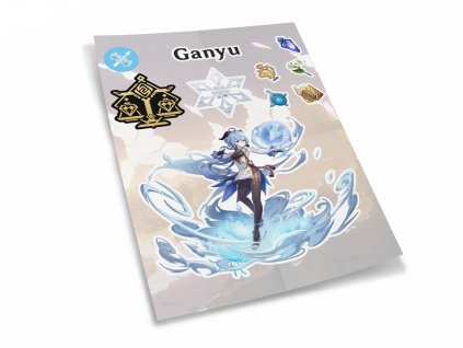 32313 sada 10 samolepek ganyu