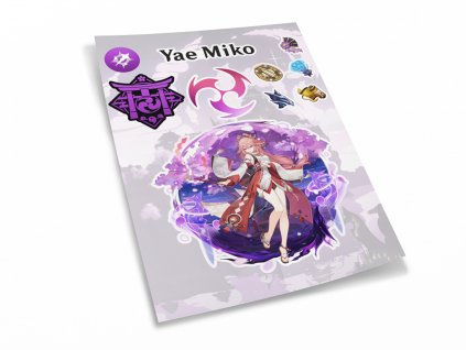 32364 sada 10 samolepek yae miko