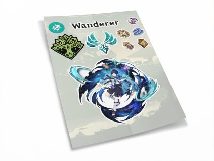 32400 sada 10 samolepek wanderer