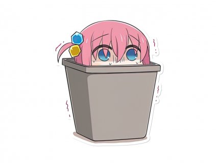 32877 samolepka hitori in the trash