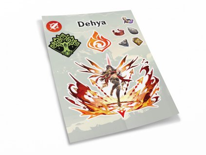 32967 sada 10 samolepek dehya