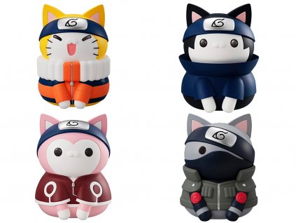 37404 set sberatelskych figurek naruto kakashi sakura sasuke nyaruto ver 10 cm