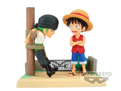Sběratelská figurka Monkey D. Luffy & Roronoa Zoro Log Stories - 7 cm
