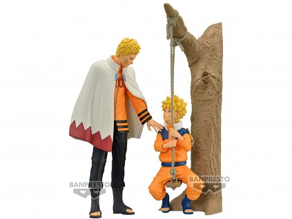 Set sběratelských figurek Naruto Uzumaki Kid & Naruto Uzumaki Hokage - 10 cm