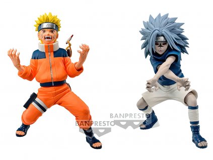 Set sběratelských figurek Naruto Uzumaki II & Sasuke Uchiha Vibration Stars - 14 cm