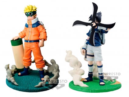 Set sběratelských figurek Memorable Saga Naruto Uzumaki & Sasuke Uchiha - 12 cm