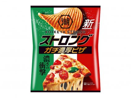 Koikeya strong potato chips gachi nouku pizza