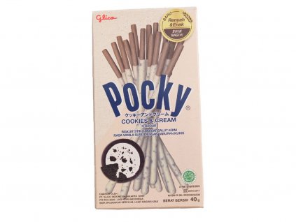 pocky snack flavor cookies cream