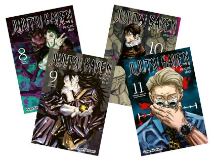 jujutsu kaisen manga set 8 9 10 11 manga animerch.cz