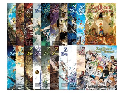 zaslibena zeme nezeme manga set animerch 6