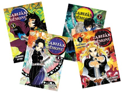 zabijak demonu manga set animerch 2