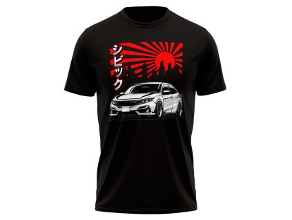 tricko civic rising jdm cerne animerch.cz