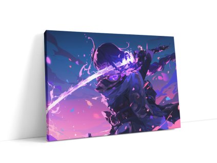 raiden shogun obraz 60 x 40 genshin impact animerch.cz 2