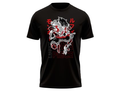 luffy gear 5 nika one piece tricko cerne animerch.cz