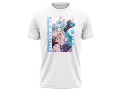 hatsune miku tričko australia 24 bílé