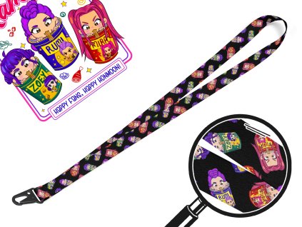 Klíčenka K-POP Demon hunters Ramen