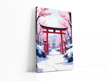 torii snow 40 60 obraz animerch.cz