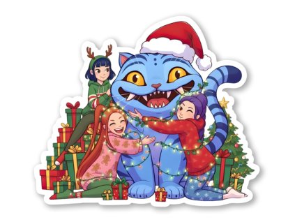 samolepka k pop demon hunters vanoce 2025 animerch.cz 1