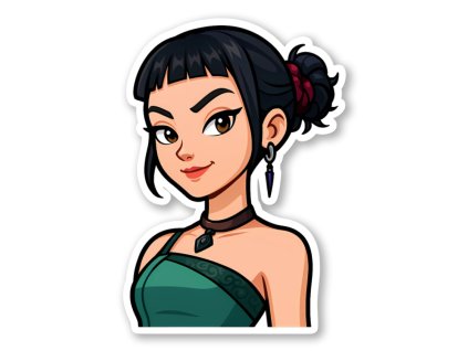 samolepka zoey k pop demon hunters animerch.cz 1