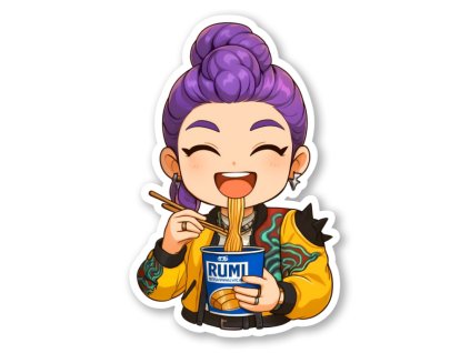 samolepka rumi ramen k pop demon hunters animerch.cz 1