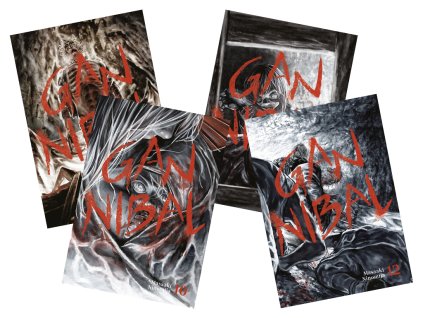 gannibal manga set 9 10 11 12 animerch.cz
