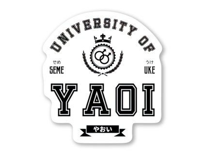 Samolepka Yaoi University