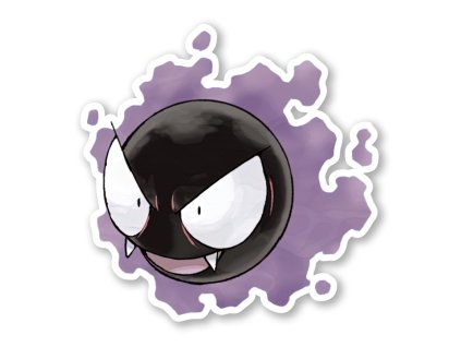 Samolepka Gastly