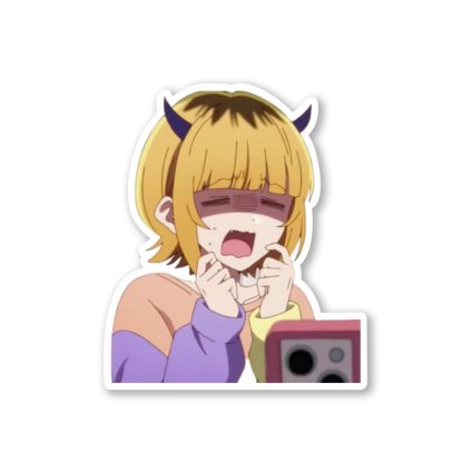 Samolepka Mem-cho Shocked